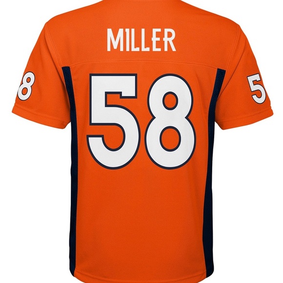 New Denver Miller On Field NFL Jersey- Von Miller #58 Youth Size L (14-16) - Picture 2 of 15
